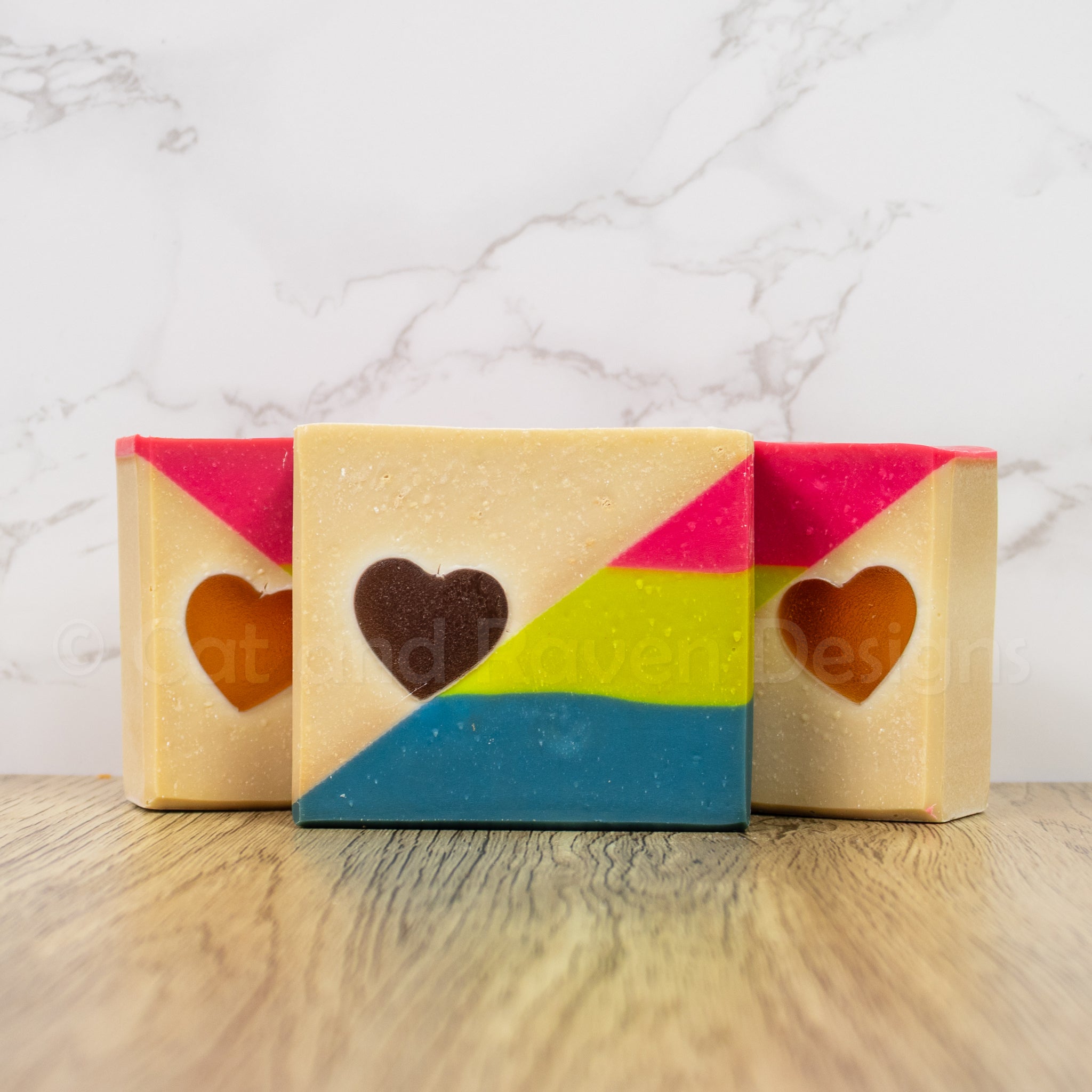 PANdemonium (pansexual pride flag) soap
