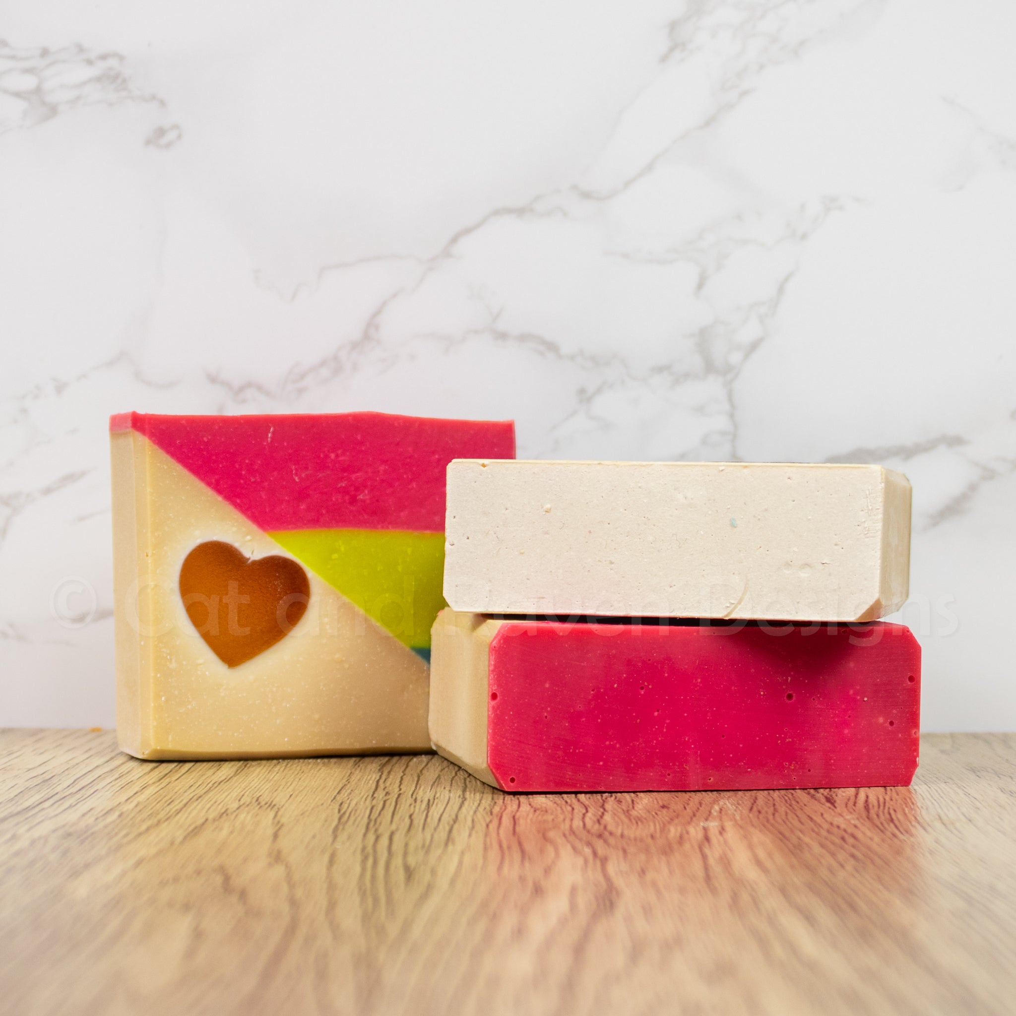 PANdemonium (pansexual pride flag) soap