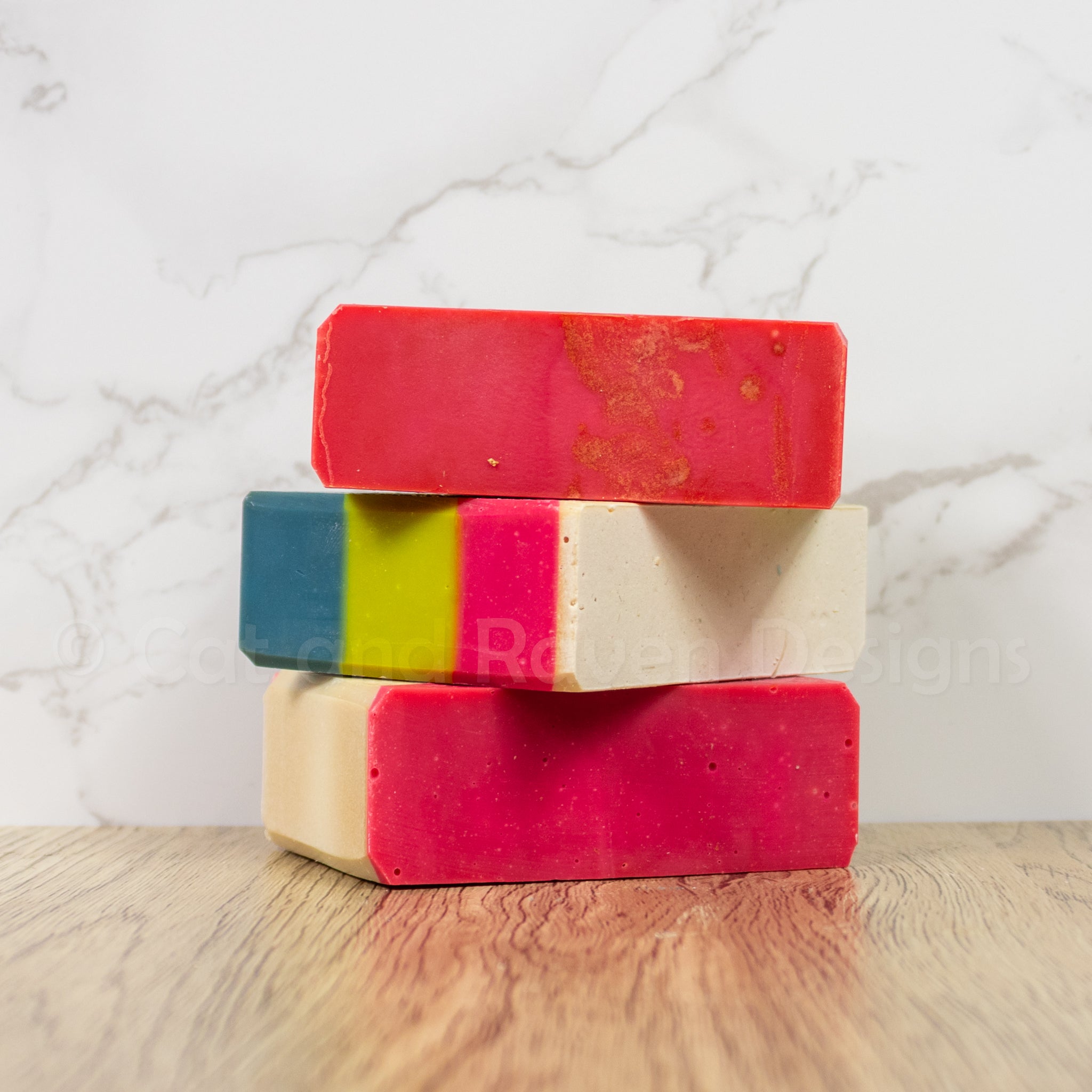 PANdemonium (pansexual pride flag) soap