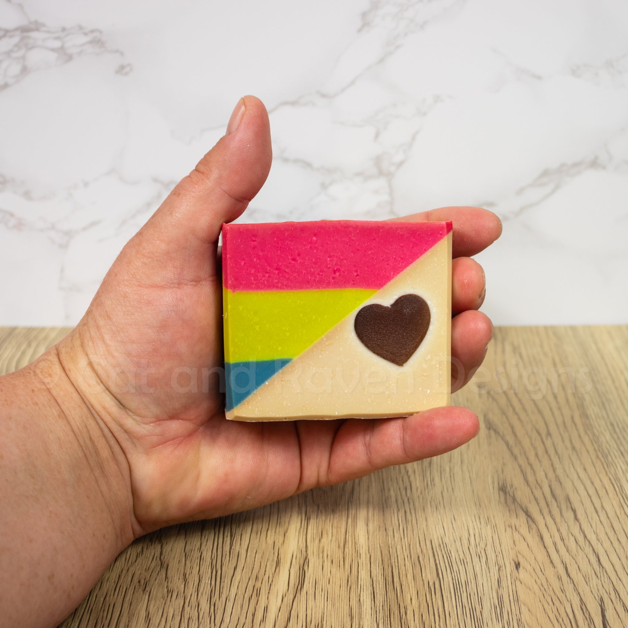 PANdemonium (pansexual pride flag) soap